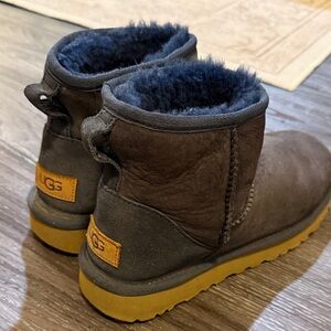 UGG Dark Blue classic mini boots